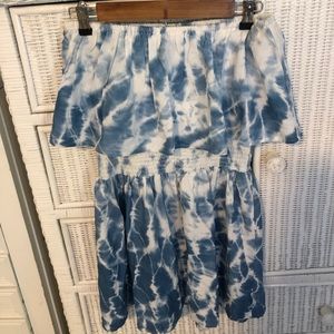 Strapless beach dress